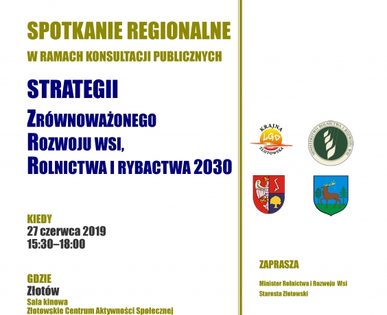 Spotkanie Regionalne w ramach konsultacji publicznych