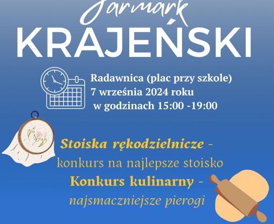 Jarmark Krajeński w Radawnicy – Zapraszamy!